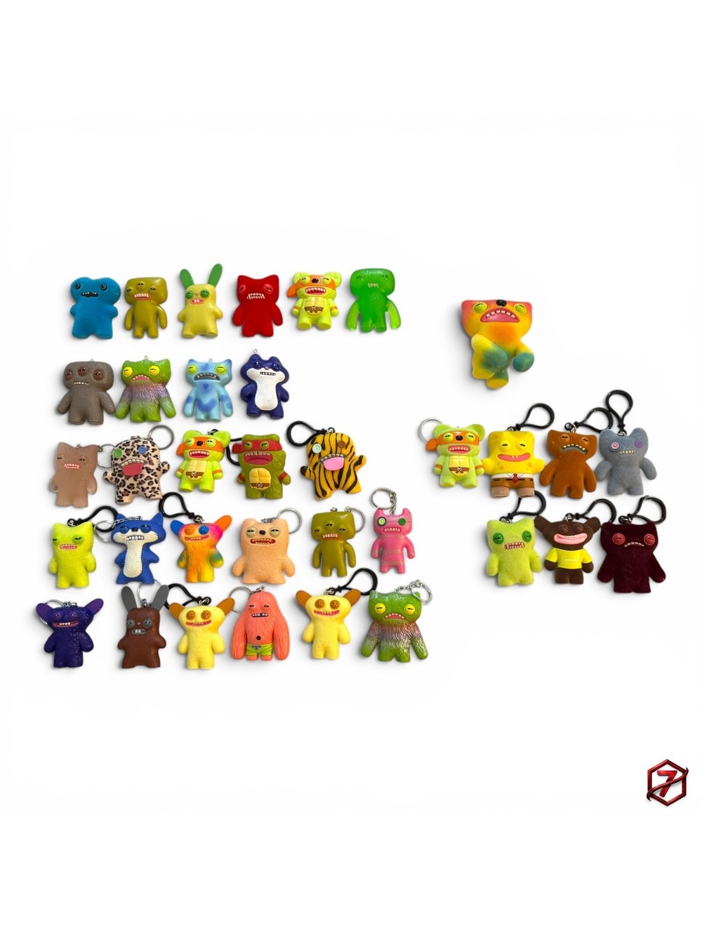 Fuggler Mini Figures Keychains Lot of 35 TMNT SpongeBob Rare (Or Pick)